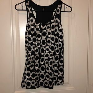 Razor Black tee with Sequins